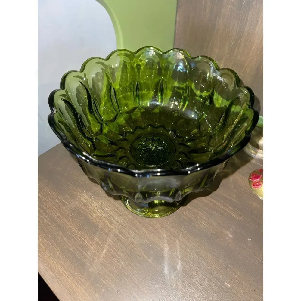 Vintage Anchor Hocking Fairfield Compote